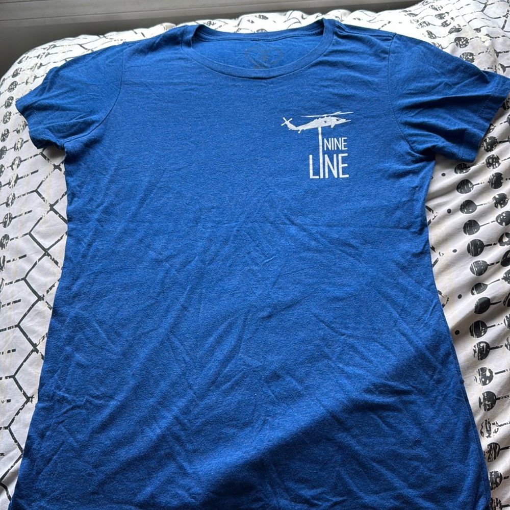 Nine line pledge shirt